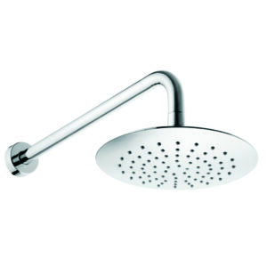 2095B.9 Regadera de plato redonda de 20cm con brazo y chapetón VERMONT®