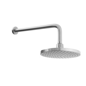 2260B.9 Regadera de plato redonda de 20cm con brazo y chapetón NEO®