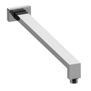 2305 Brazo de regadera recto a pared cuadrado de 38 cm