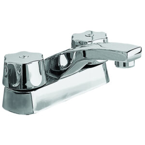 46QC Mezcladora de 4" para lavabo con manerales QUEEN