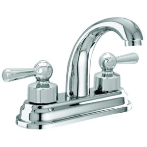 55PN Mezcladora de 4" para lavabo con manerales de palanca NIZA