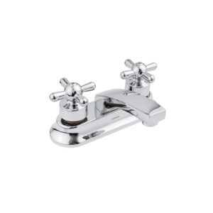 59CN Mezcladora de 4" para lavabo con manerales de cruceta NIZA