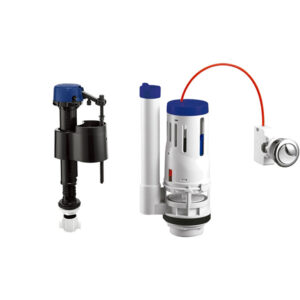 K06P07D2 Kit completo de herrajes de 2" para sanitario Taza-Tanque