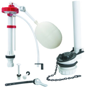 KE.4056P Juego de accesorios descarga 2" para W.C.