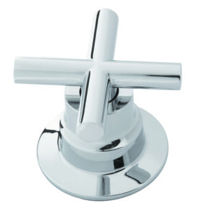 MCR Juego de 2 manerales grandes con chapetón para regadera