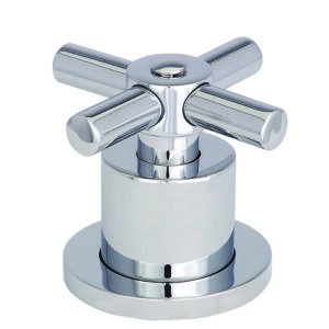 MMG Juego de 2 manerales grandes con chapetón para regadera