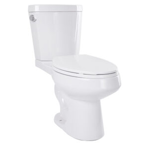 WC4031A021 WC REAL alargado de manija lateral con asiento (Blanco)