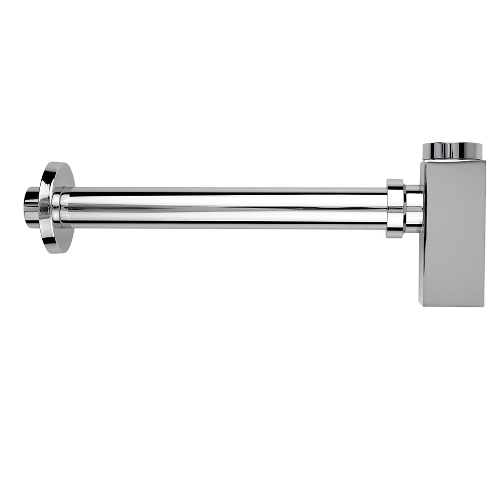 229 Céspol de latón cuadrado, sin contra, para lavabo